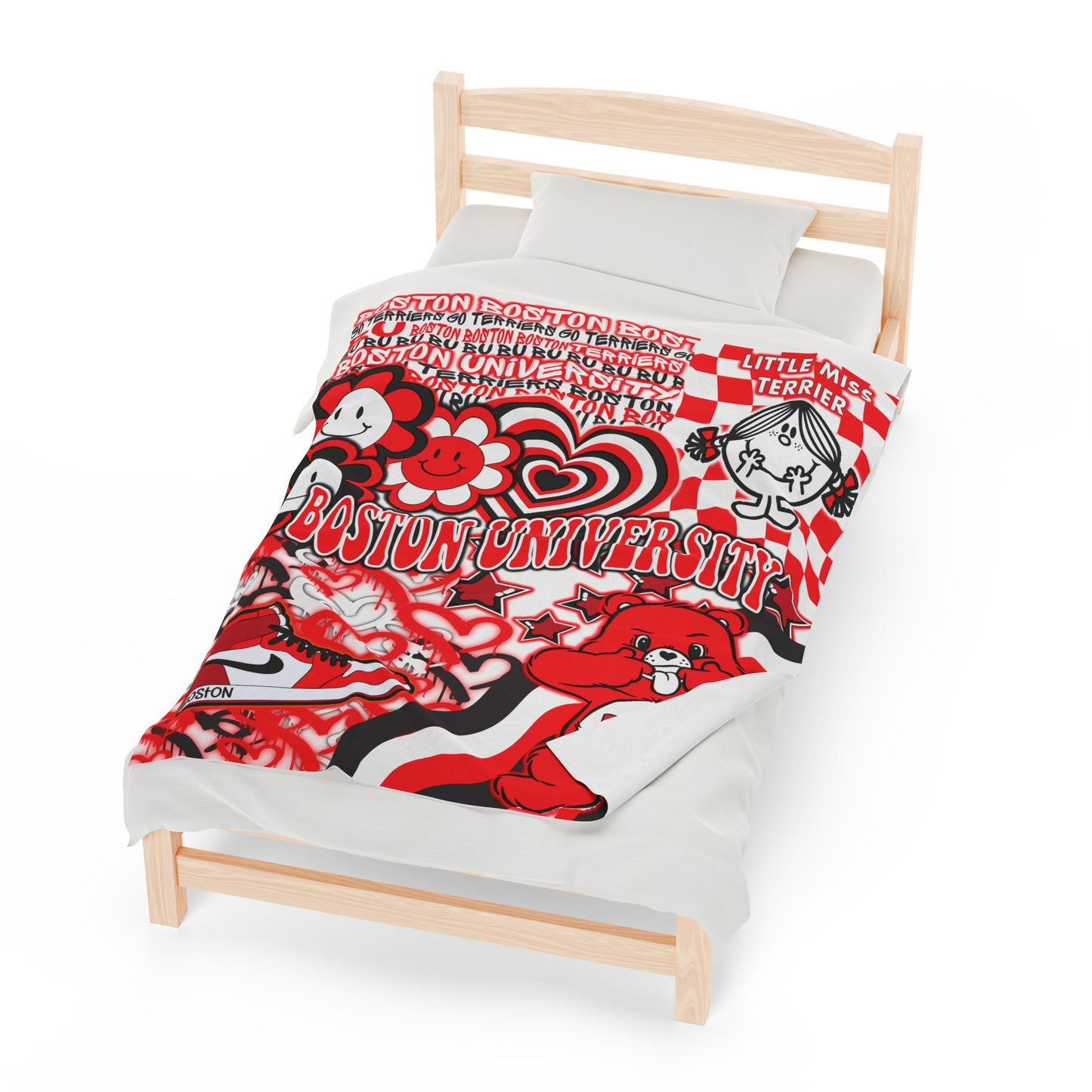 Boston University Plush Blanket
