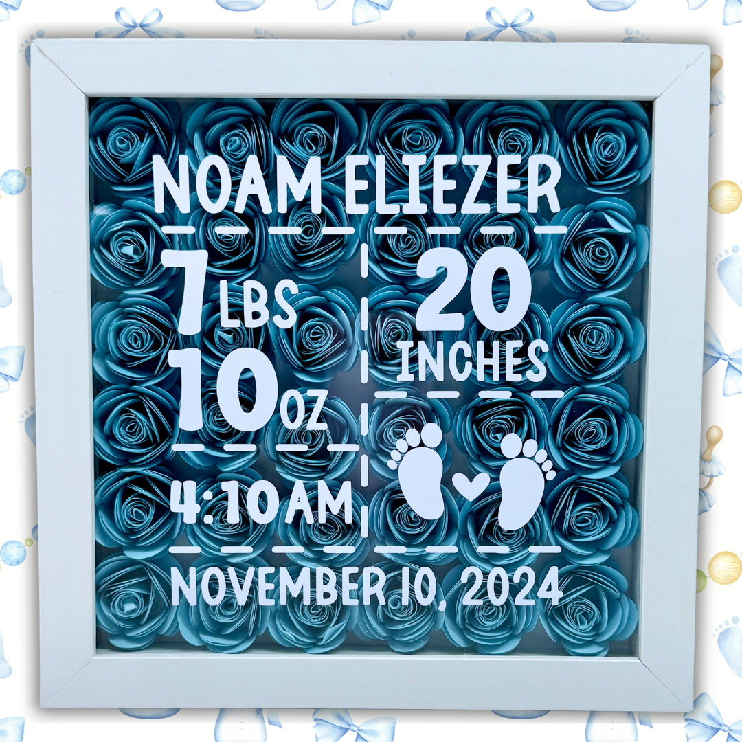 Birth Announcement Shadow Box