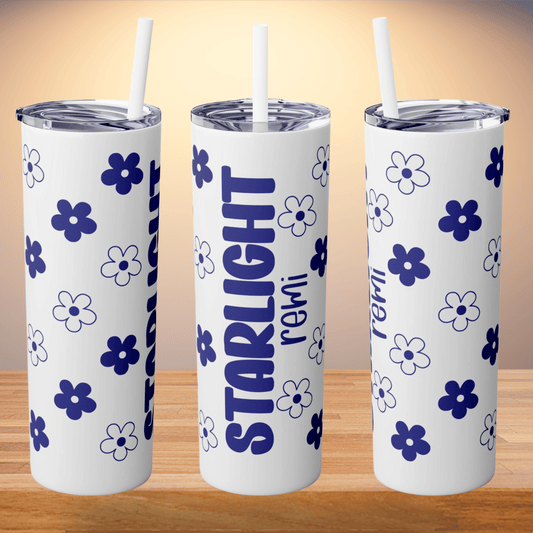 Camp Floral Skinny Tumbler