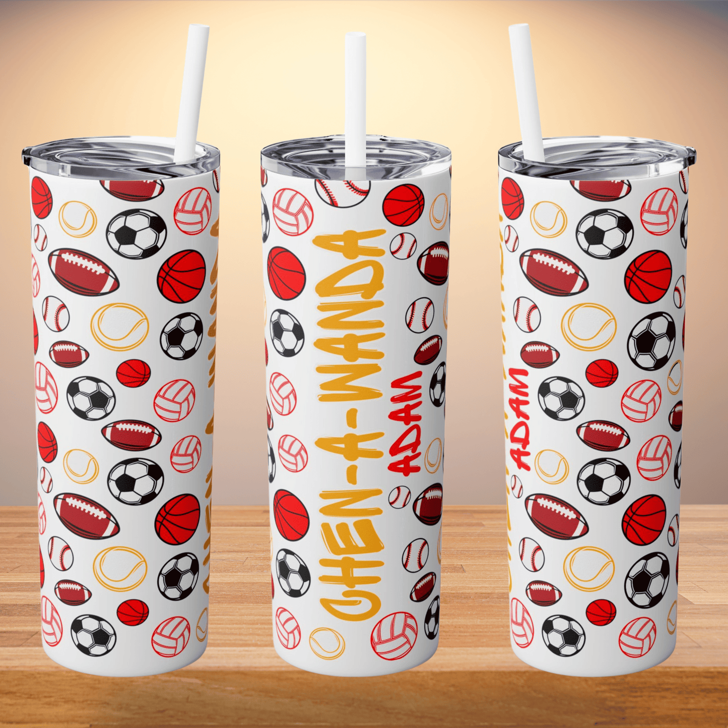 Game On Skinny Tumbler