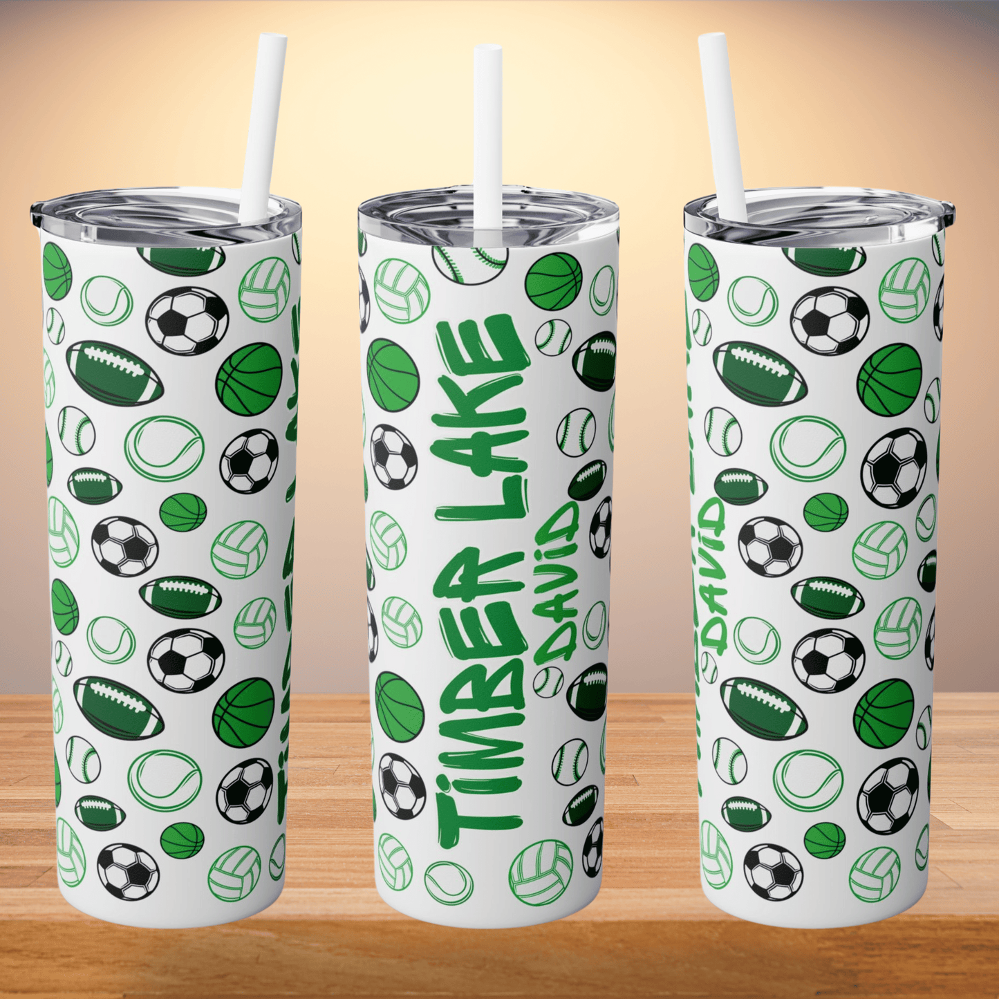 Game On Skinny Tumbler