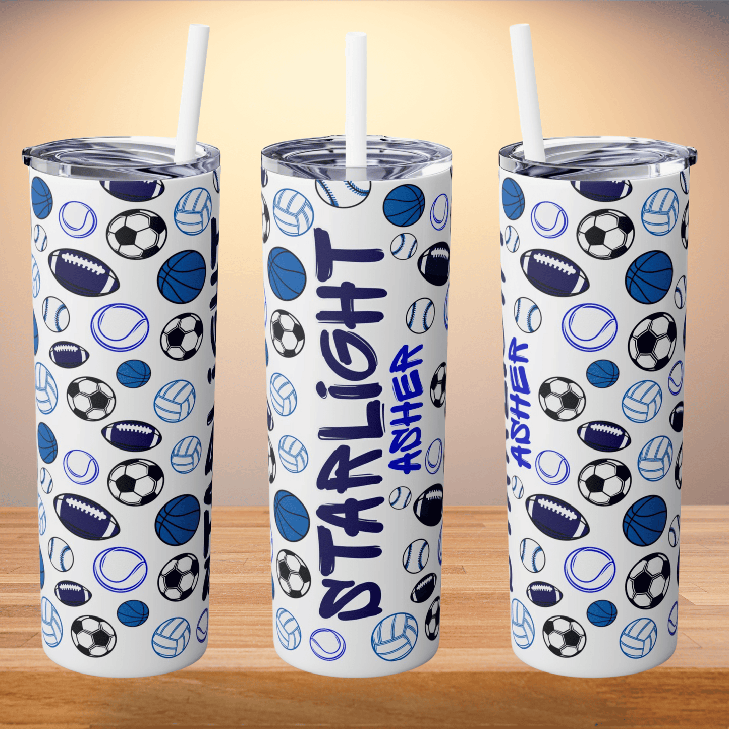 Game On Skinny Tumbler
