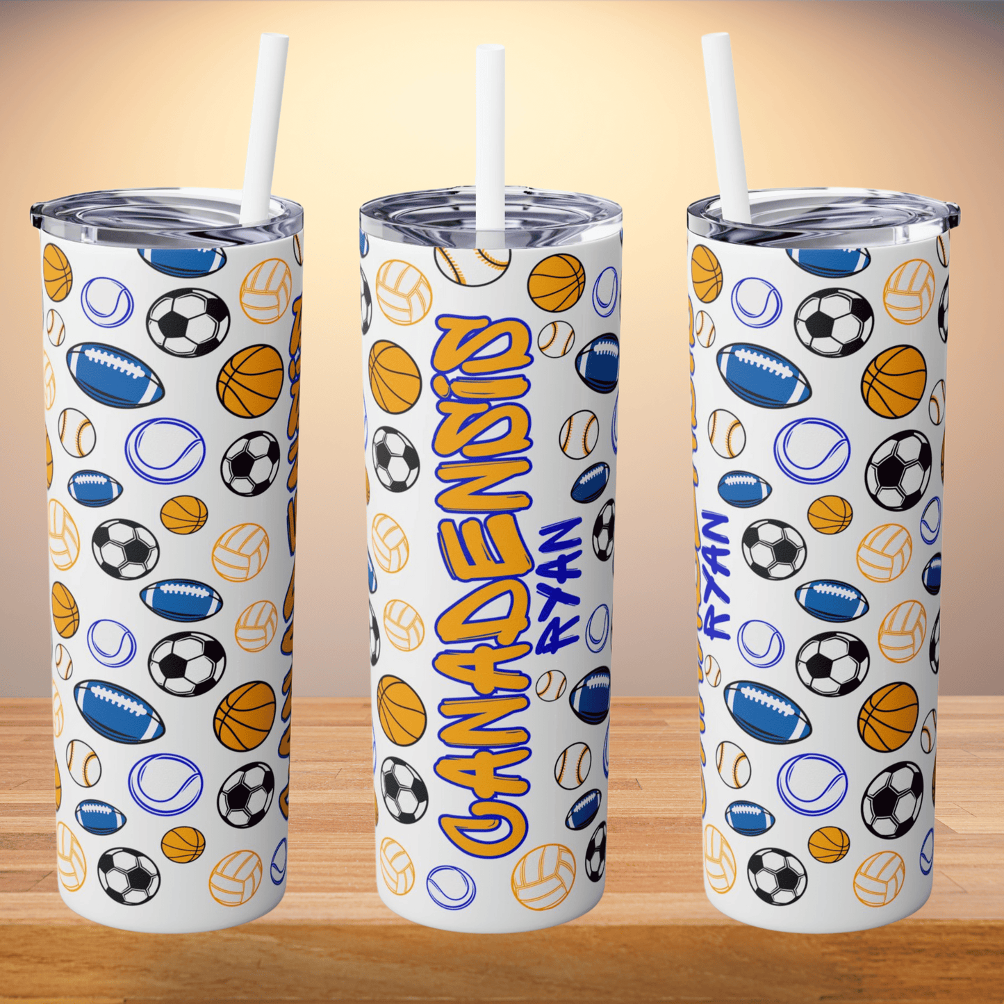 Game On Skinny Tumbler