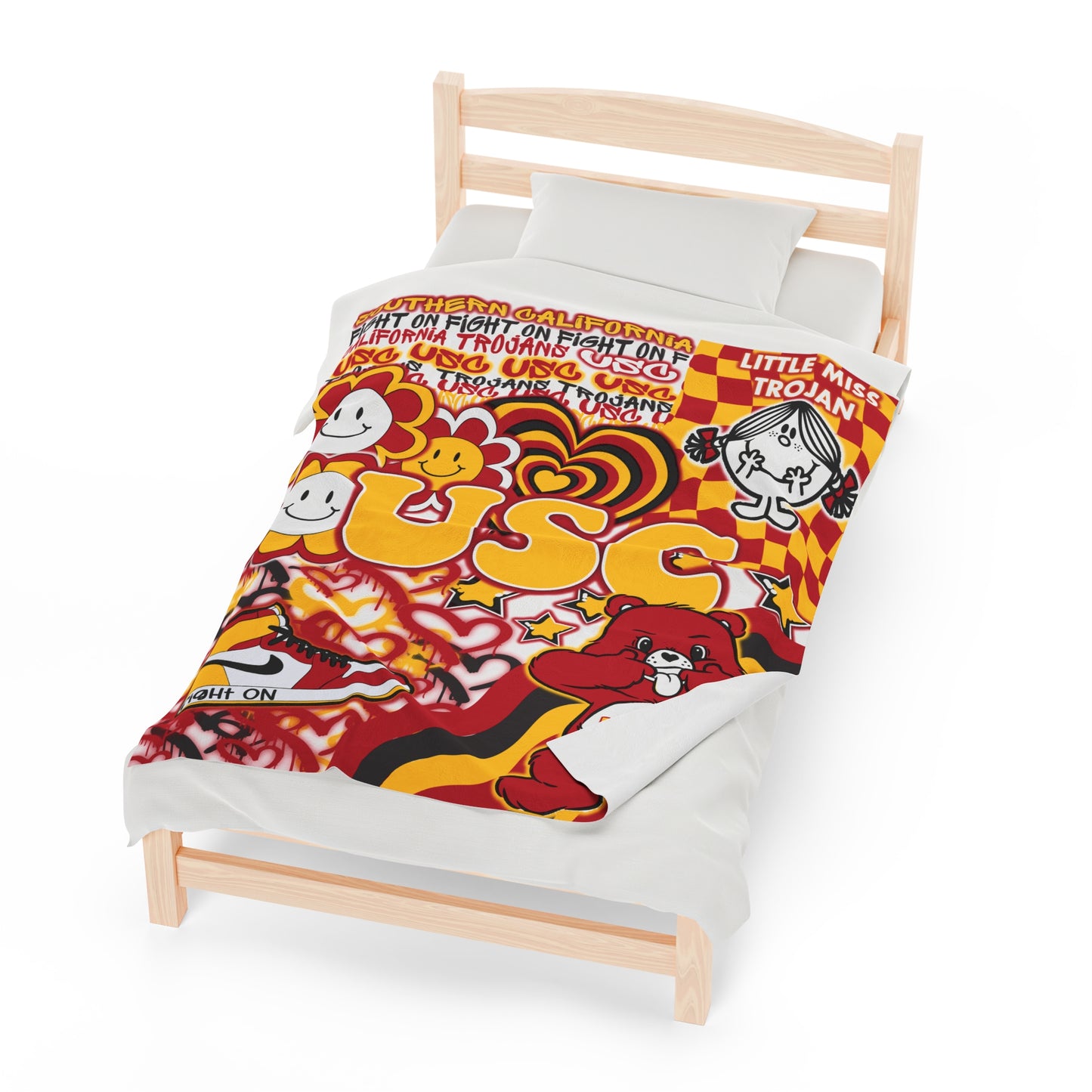 University of Southern California Plush Blanket