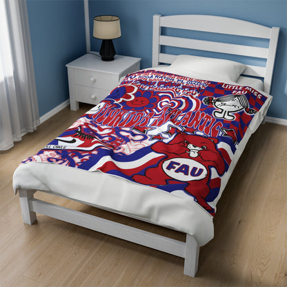 Florida Atlantic University Plush Blanket