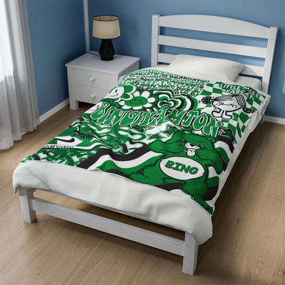 Binghamton University Plush Blanket