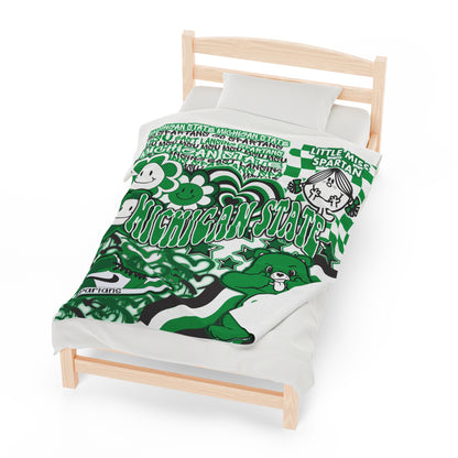 Michigan State University Plush Blanket