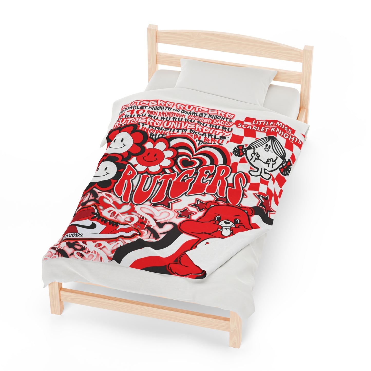 Rutgers University Plush Blanket