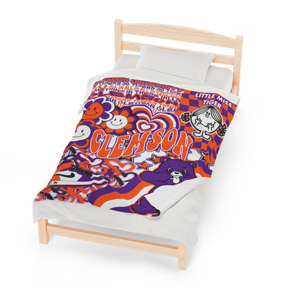 Clemson University Plush Blanket