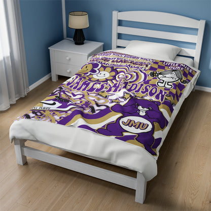 James Madison University Plush Blanket