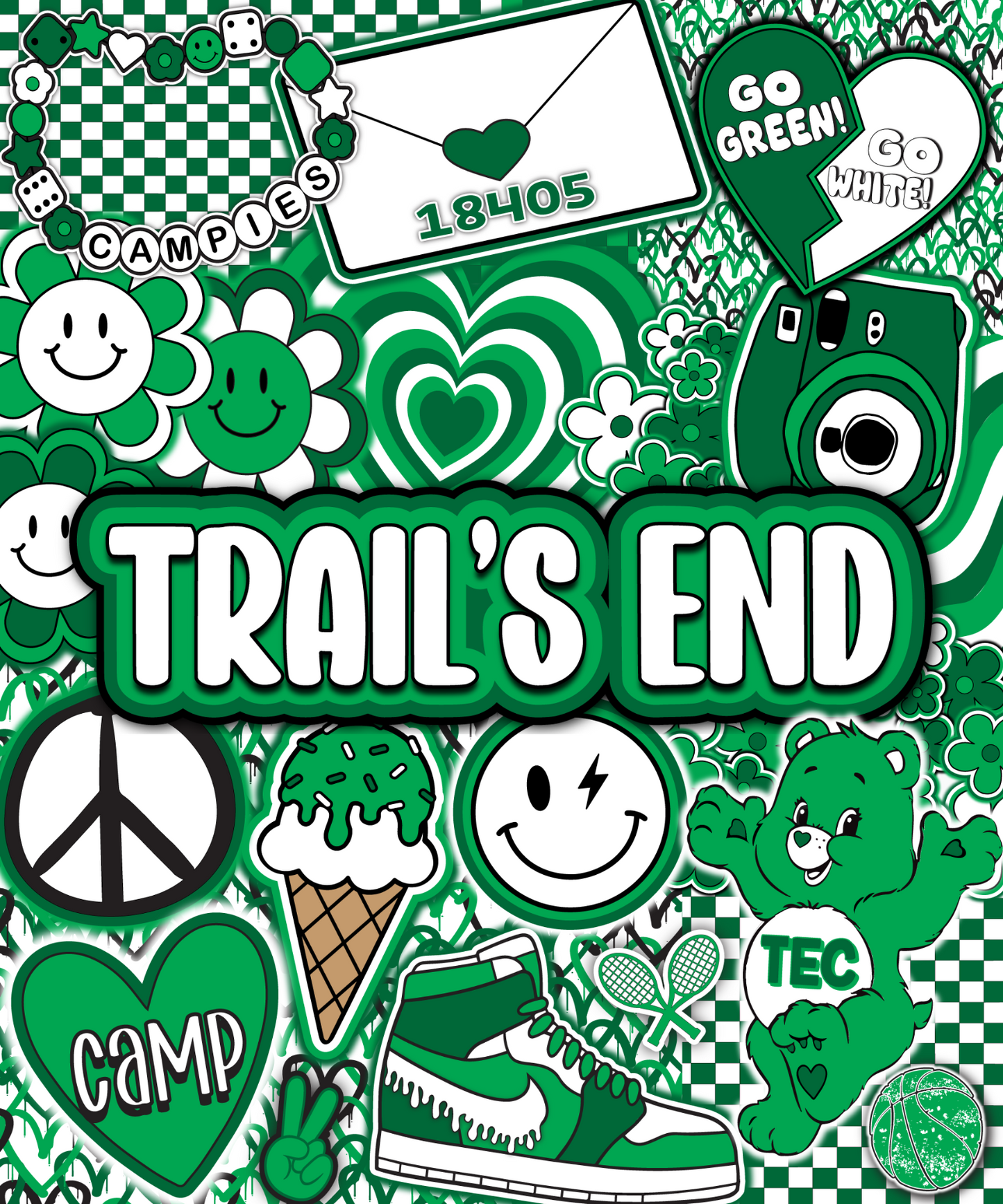 "Happy Camper" Custom Camp Blanket