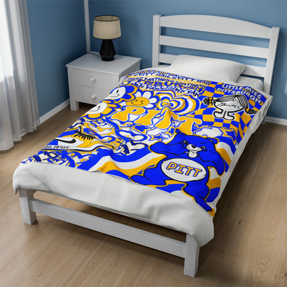 University of Pittsburgh Plush Blanket