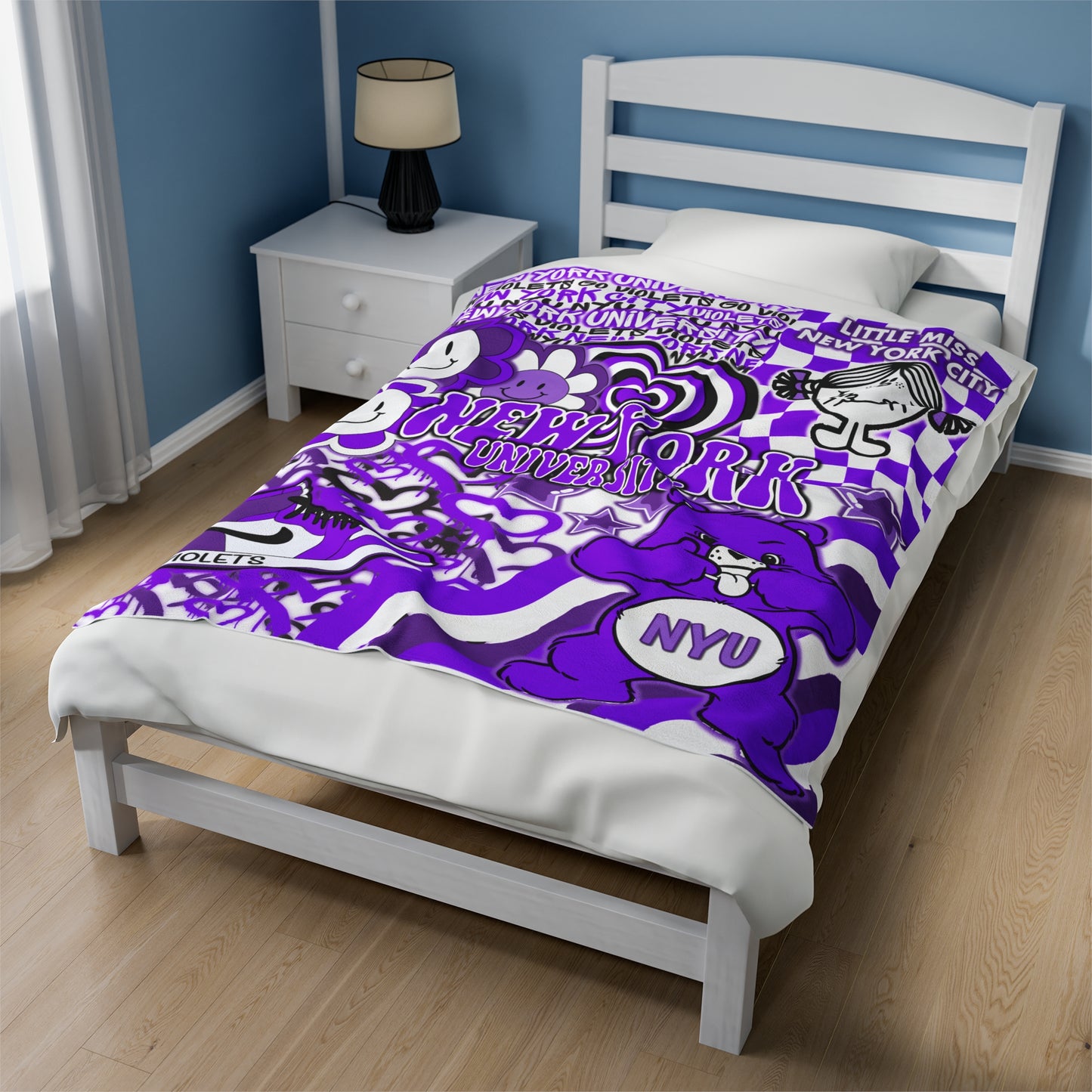 New York University Plush Blanket