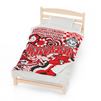 University of Wisconsin Plush Blanket