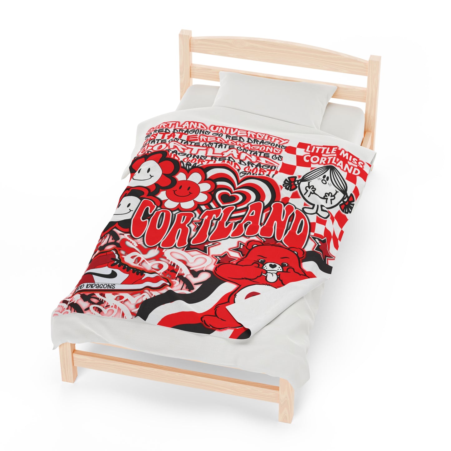 Cortland University Plush Blanket