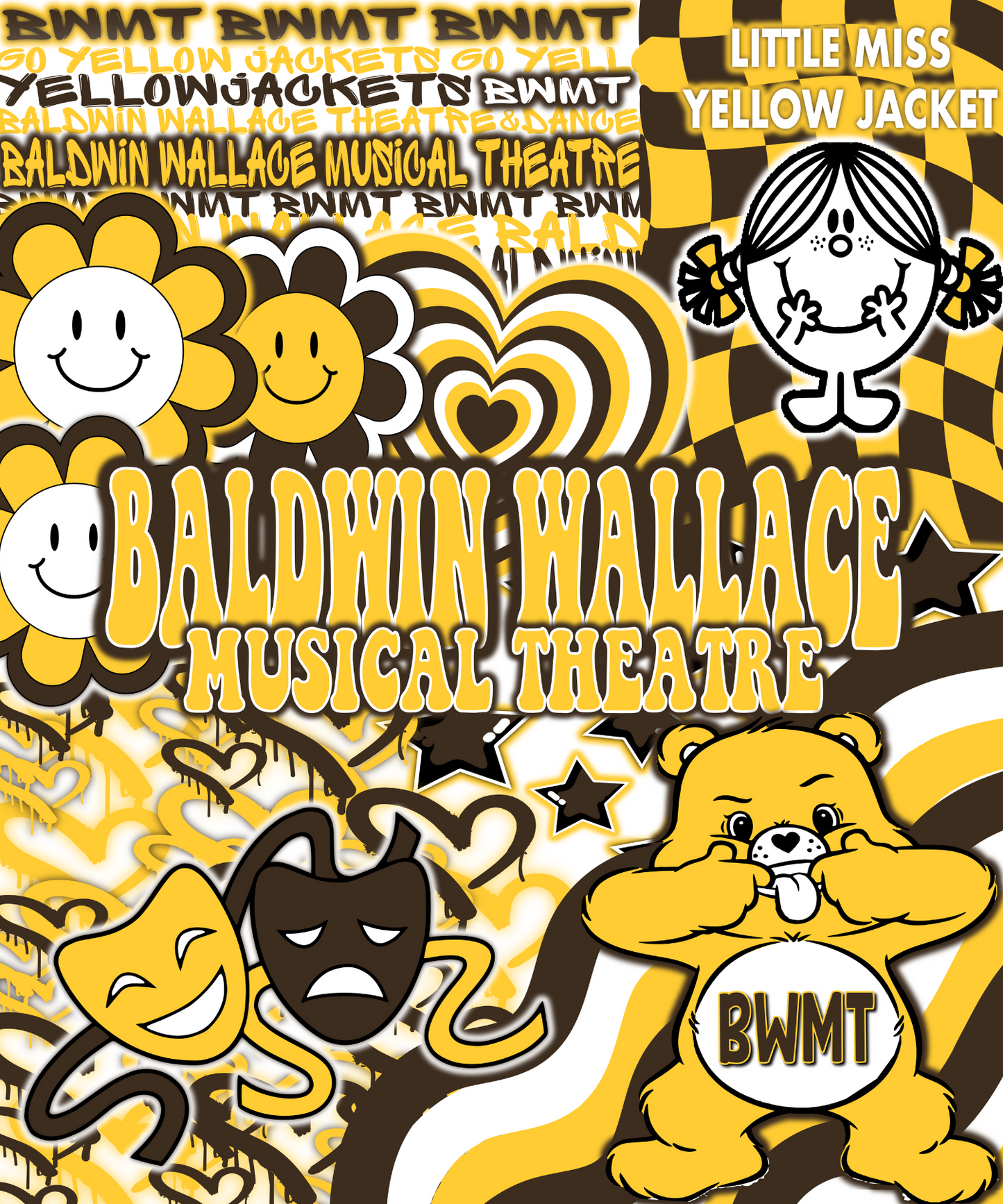 Baldwin Wallace University Musical Theatre Plush Blanket