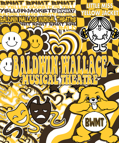 Baldwin Wallace University Musical Theatre Plush Blanket