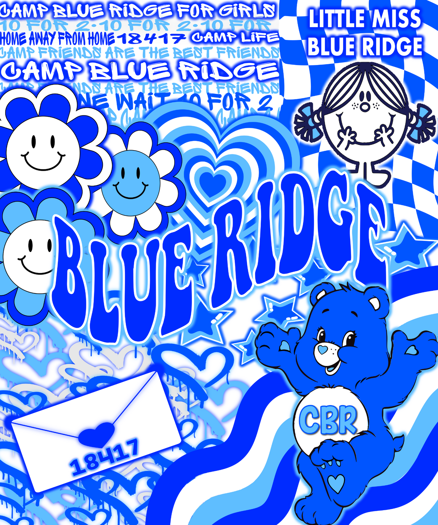 Camp Blue Rige Plush Blanket