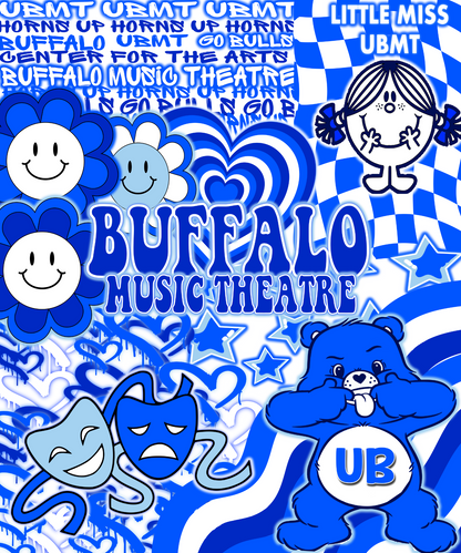 University at Buffalo Music Theatre Plush Blanket