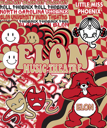 Elon University Music Theatre Plush Blanket