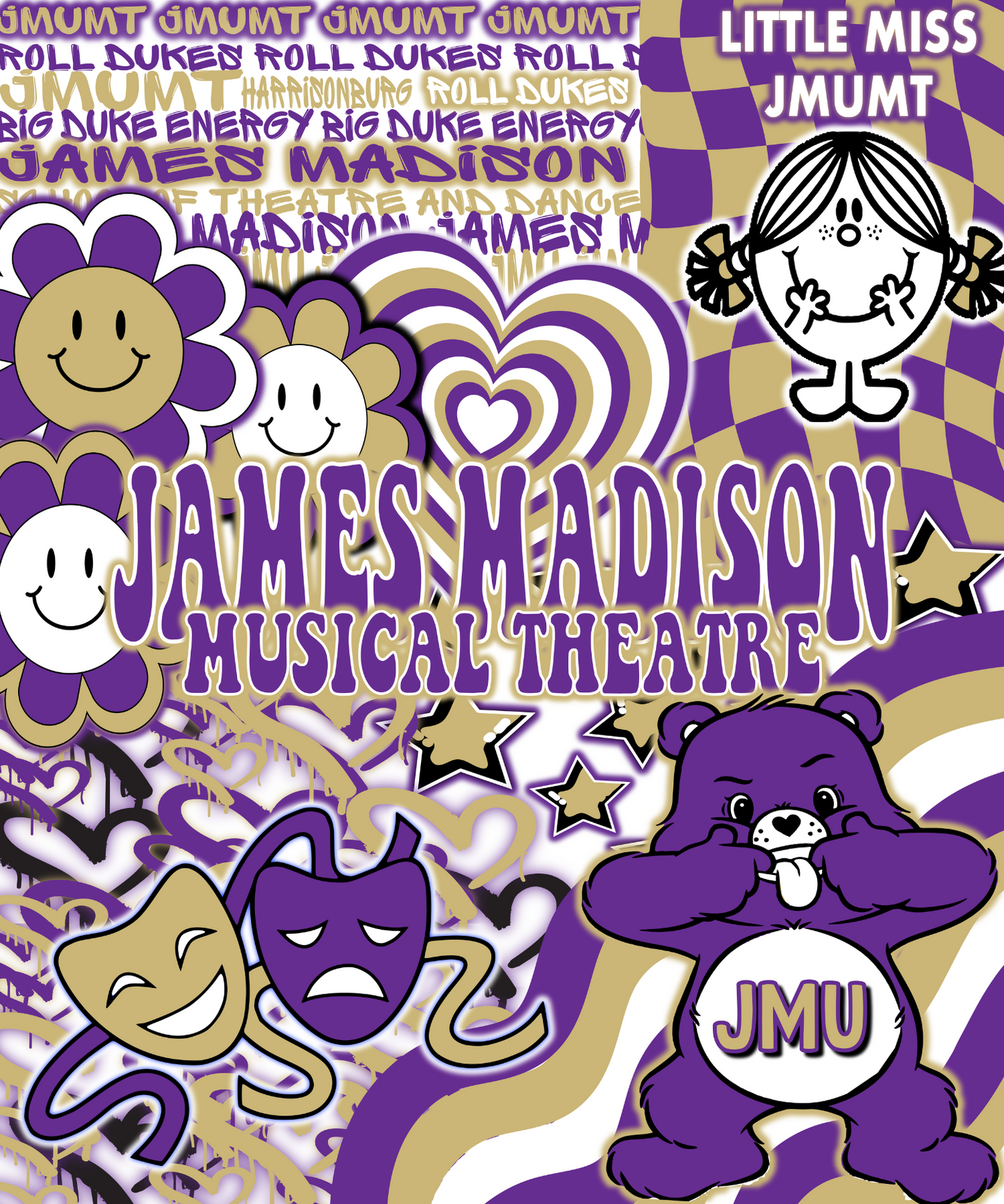 James Madison University Musical Theatre Plush Blanket