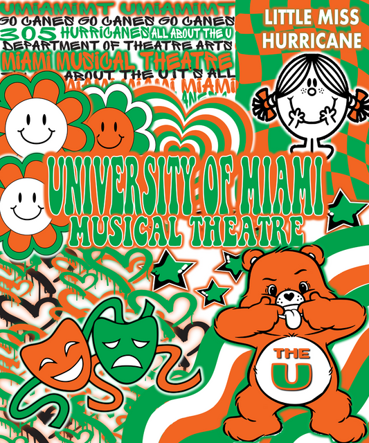 University of Miami Musical Theatre Plush Blanket