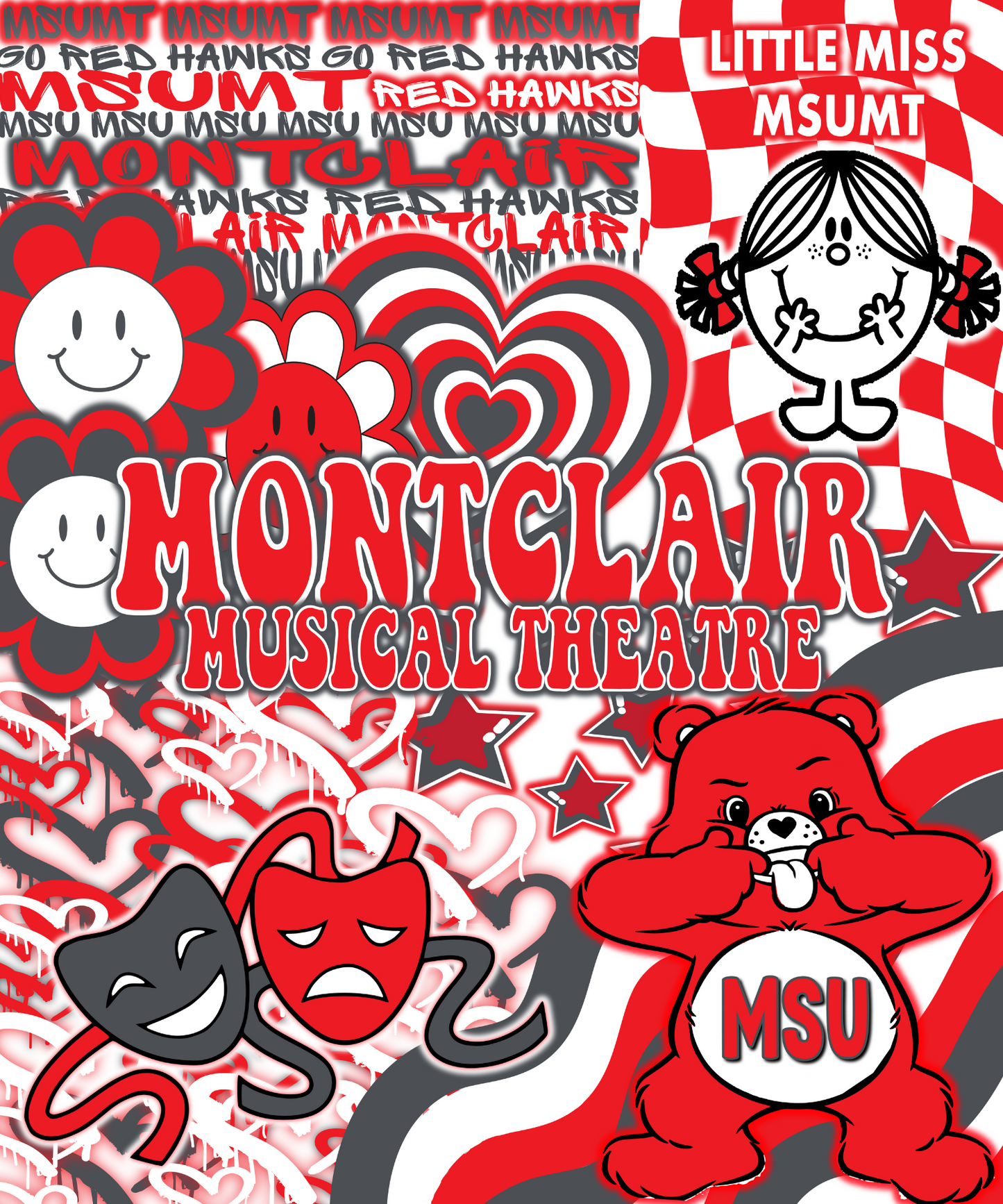 Montclair State University Musical Theatre Plush Blanket