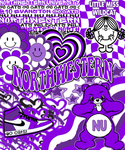 Northwestern University Plush Blanket