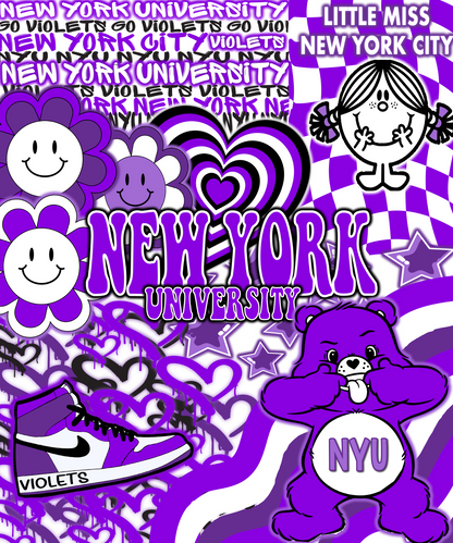 New York University Plush Blanket