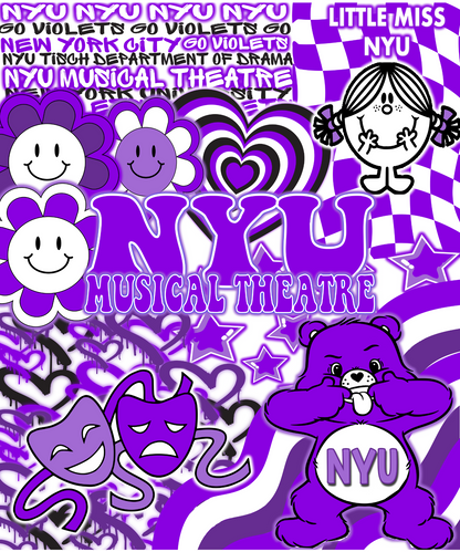 NYU Musical Theatre Plush Blanket