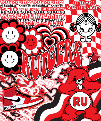 Rutgers University Plush Blanket