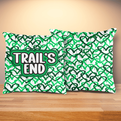 Graffiti Hearts Pillow