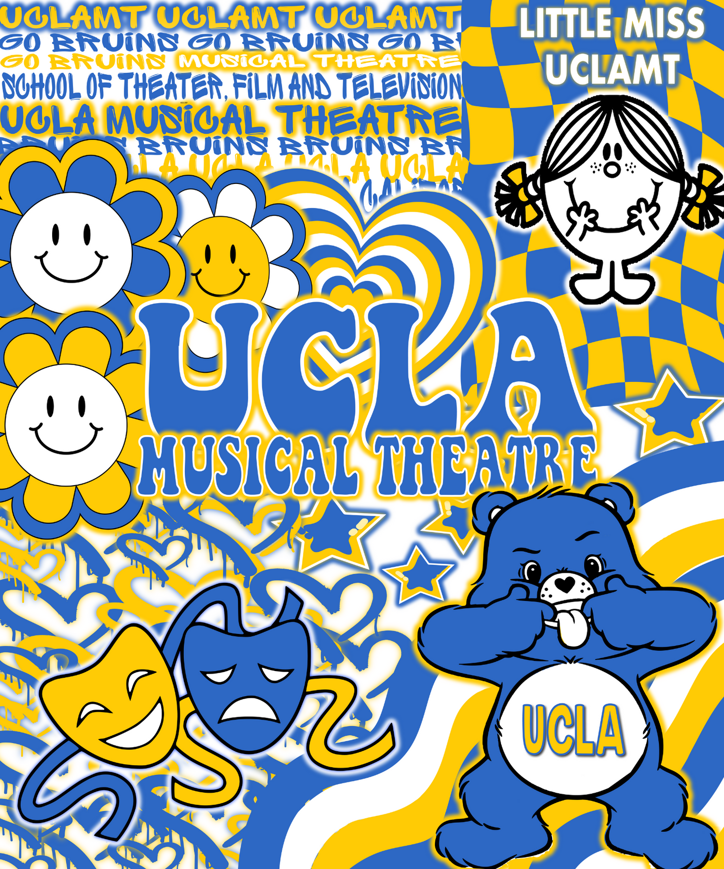 University of California - Los Angeles Musical Theatre Plush Blanket