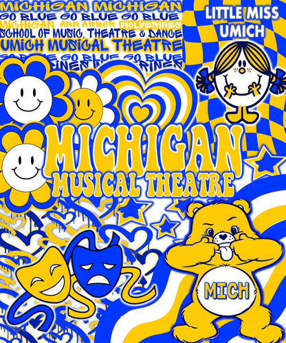 University of Michigan Musical Theatre Plush Blanket