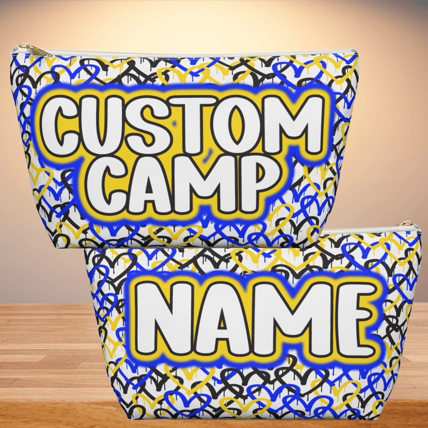 Graffiti Hearts Pouch