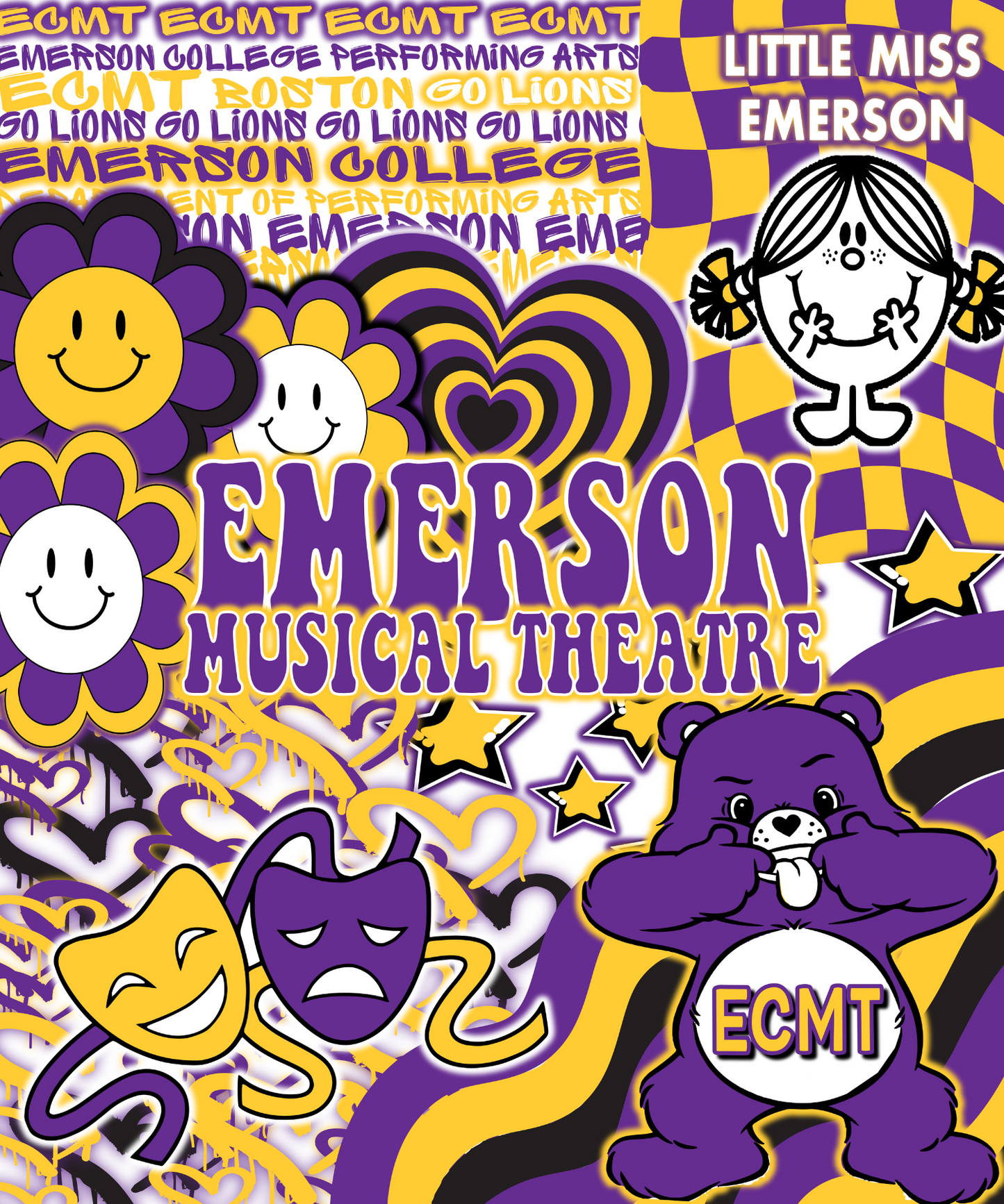 Emerson College Musical Theatre Plush Blanket