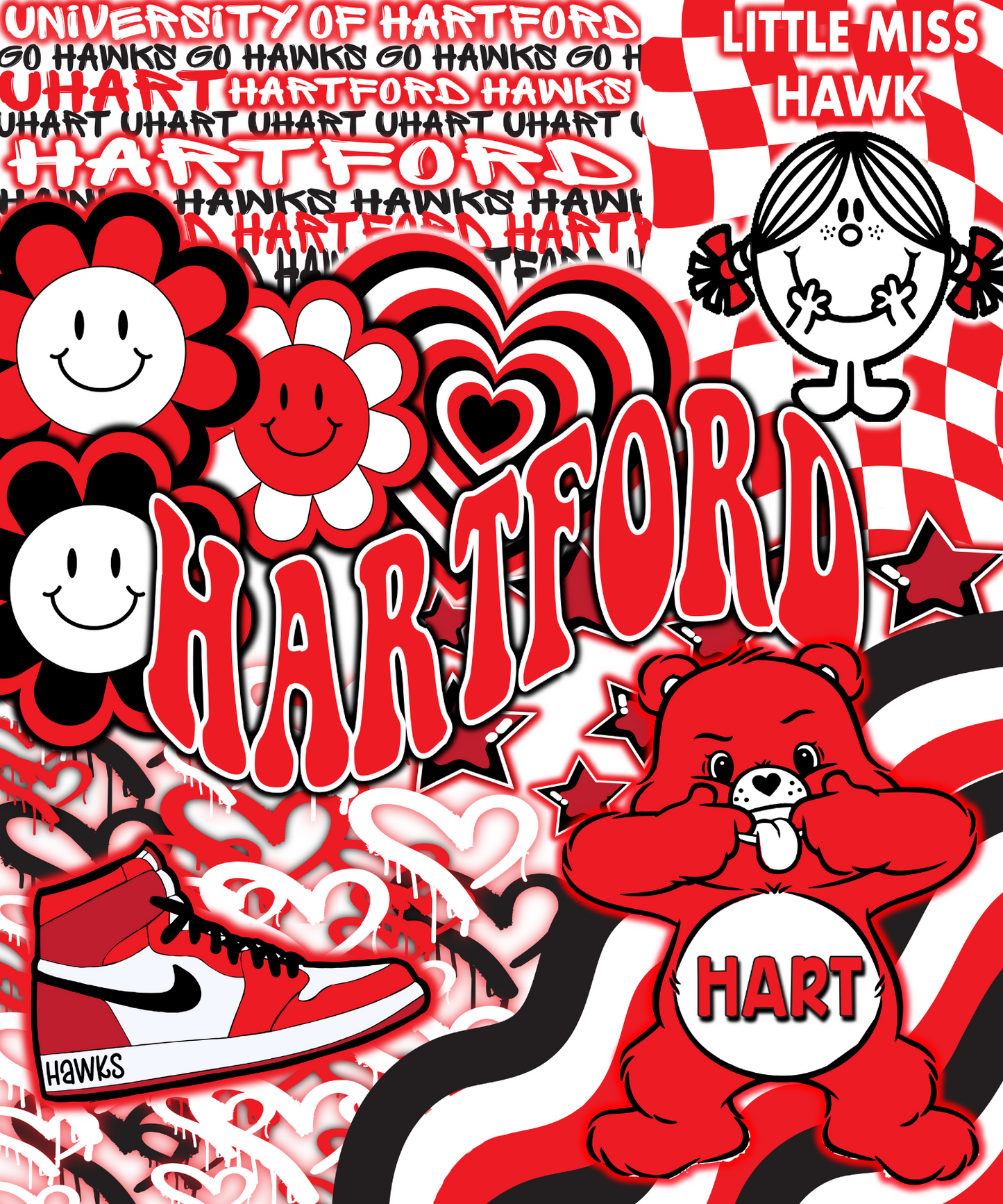 University of Hartford Plush Blanket