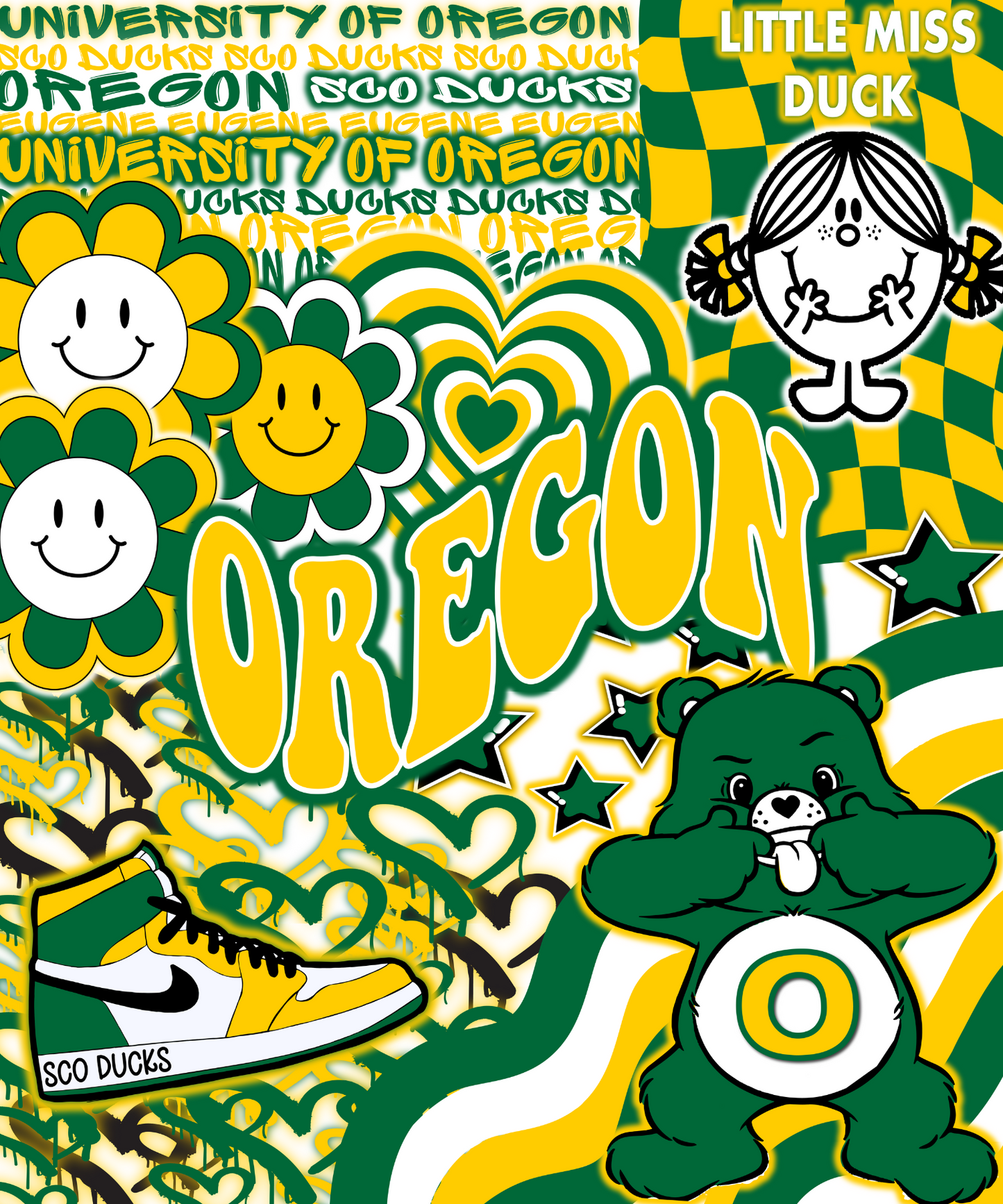 University of Oregon Plush Blanket