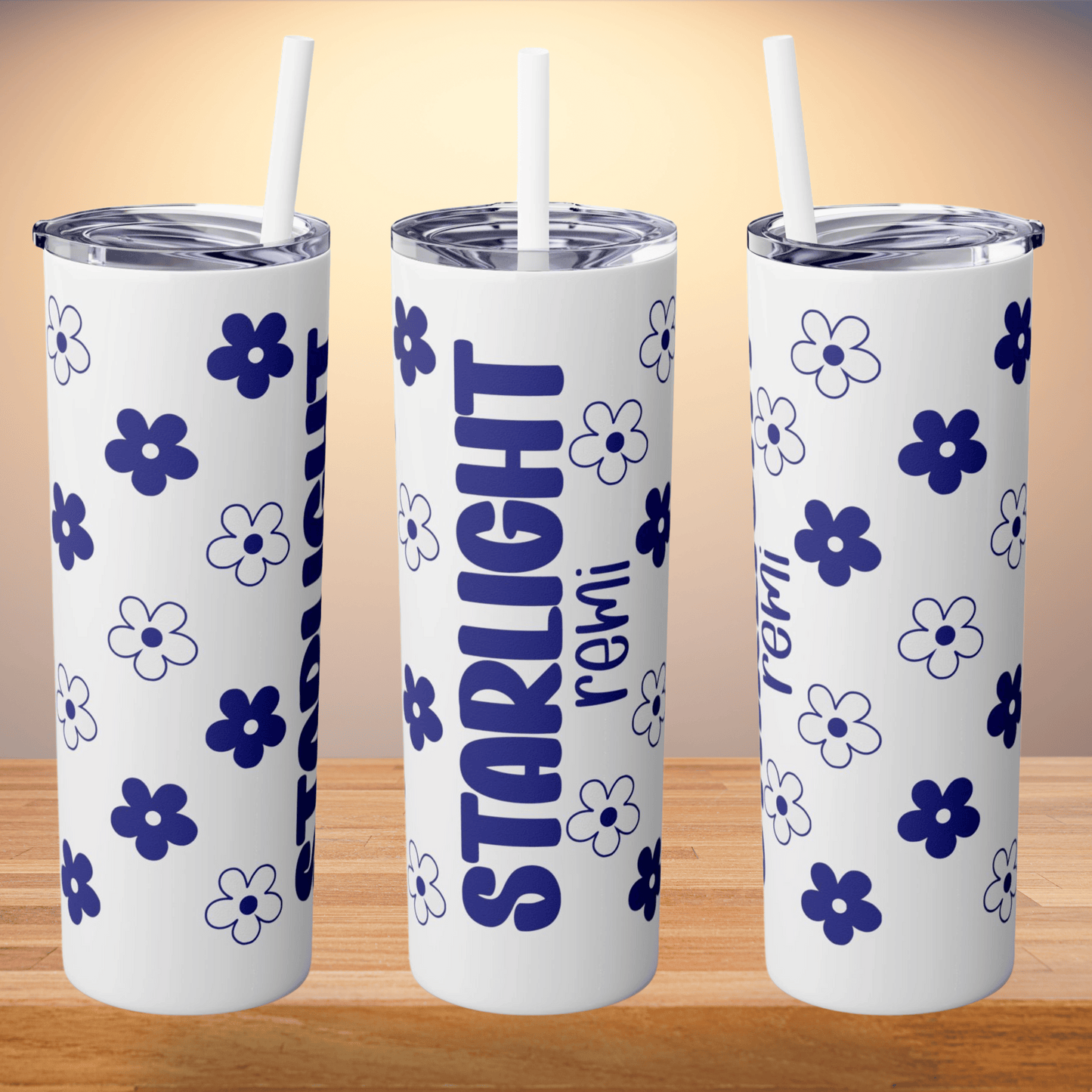 Camp Floral Skinny Tumbler