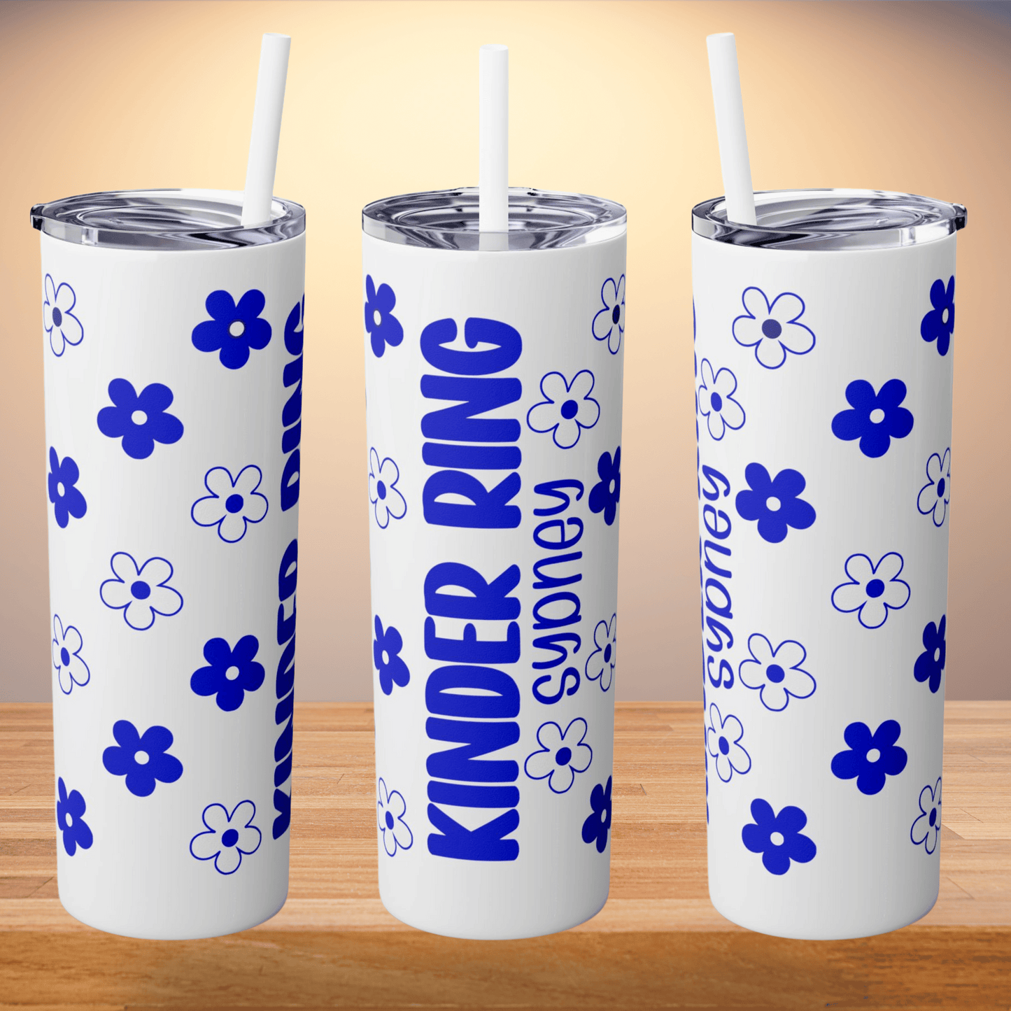 Camp Floral Skinny Tumbler