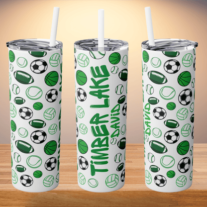 Game On Skinny Tumbler