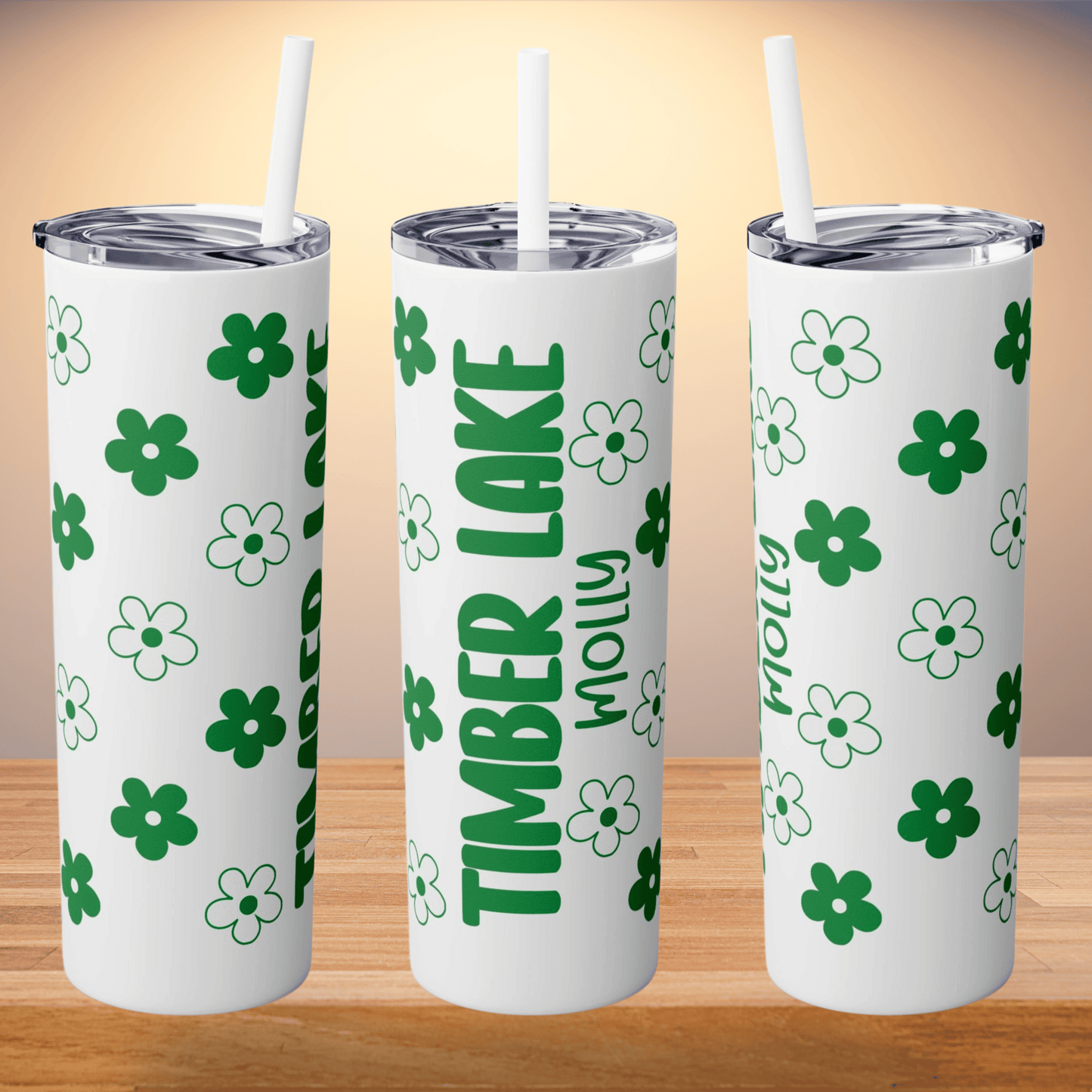 Camp Floral Skinny Tumbler
