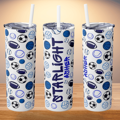 Game On Skinny Tumbler