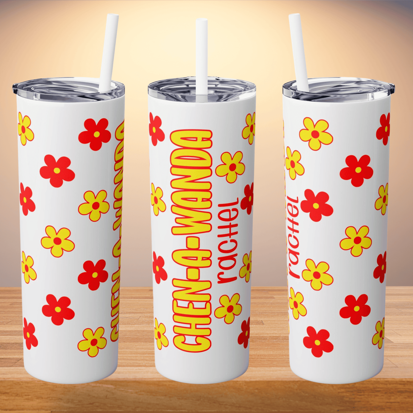 Camp Floral Skinny Tumbler