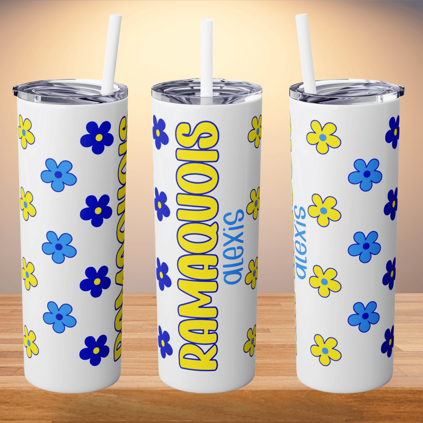Camp Floral Skinny Tumbler