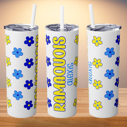 Camp Floral Skinny Tumbler